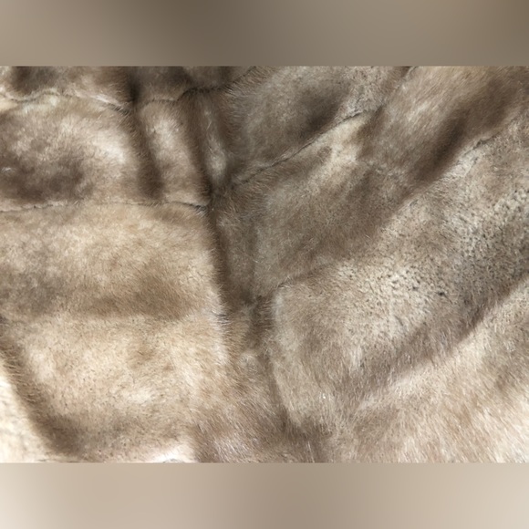 Henri Kessler Roanoke Vintage Designer Mink Fur Shawl Shoulder Stole Winter Coat - Picture 6 of 6